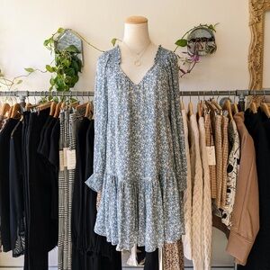 Gentle Fawn Charlize Dress Pacific Ditsy Size Small